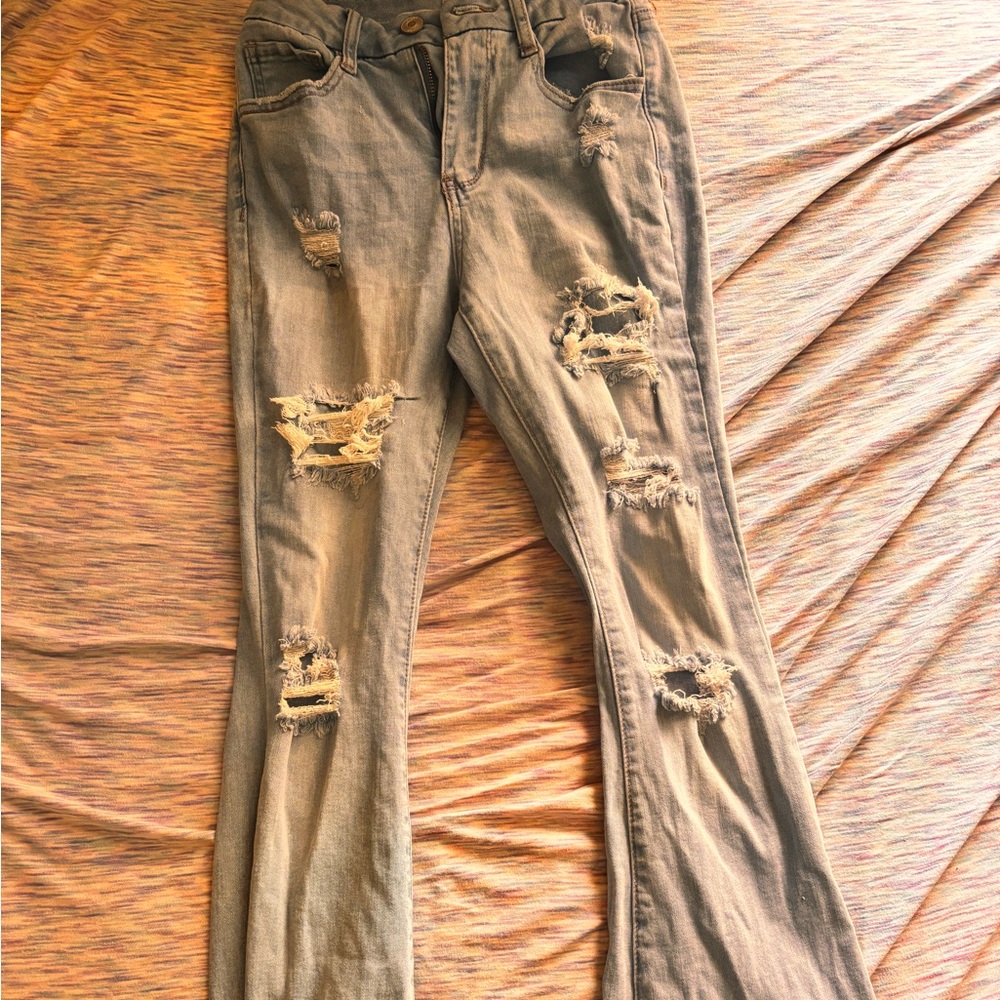 Rue21 Light Blue Distressed Jeans